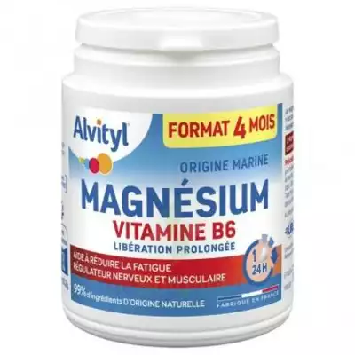 Alvityl Magnésium Vitamine B6 Libération Prolongée Comprimés Lp Pot/120 à Antibes